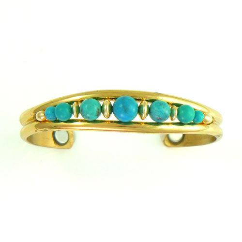 Magnetic Gemstone Bracelet - Turquoise (SL7771)
