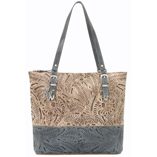 Cream Leather Ladies Tote Briefcase (9955497)