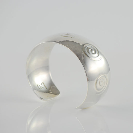 Sterling Silver Eternity Cuff Bracelet (BRT113)
