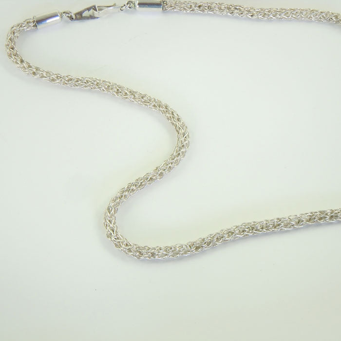 Fine Sterling Silver Roman Chain Necklace (NCK318)