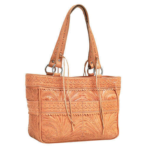 Natural Leather Tote (WEST374)