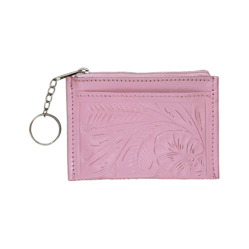 Pink Leather Keychain Purse (2145293)