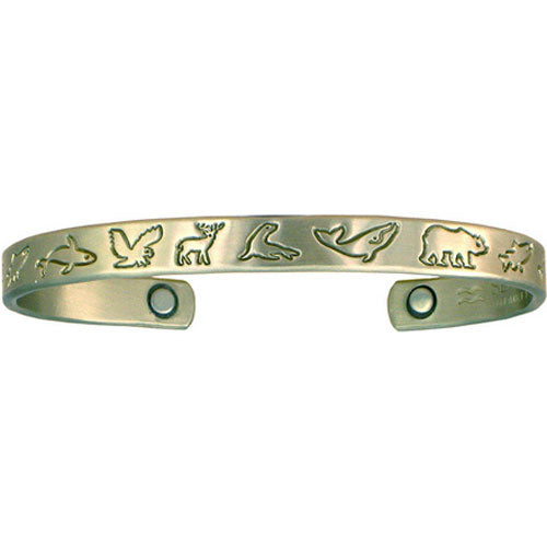 Magnetic Copper Bracelet - Neighbours Brushed (SL559)