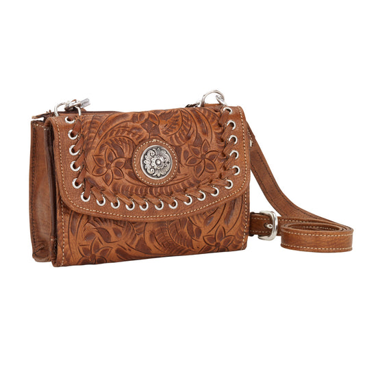 Caramel Leather Clutch Bag (6315982)