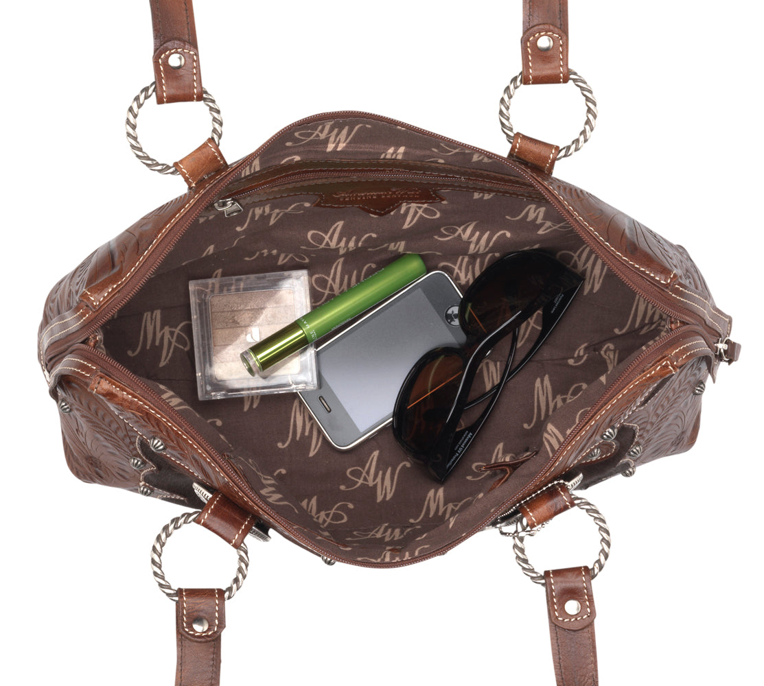 Black Leather Tote (9220651)