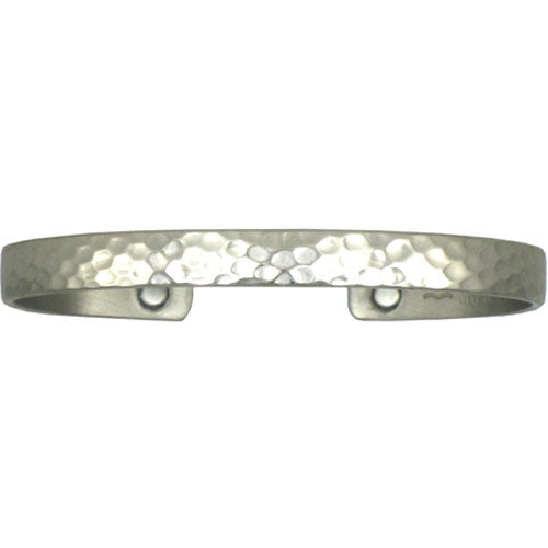 Magnetic Bracelet - Textured Silver (SL753)