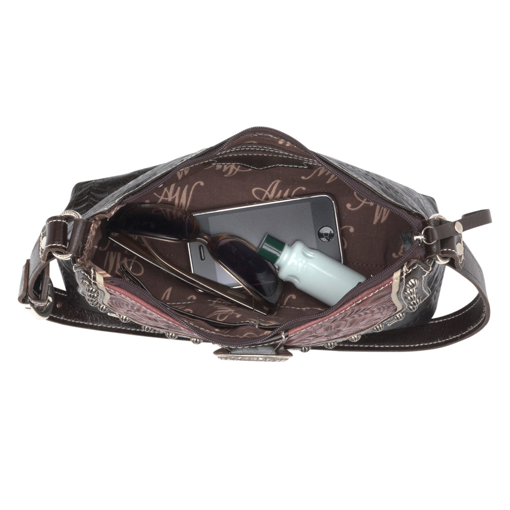 Brown Leather Classic Shoulder Bag (1950900)