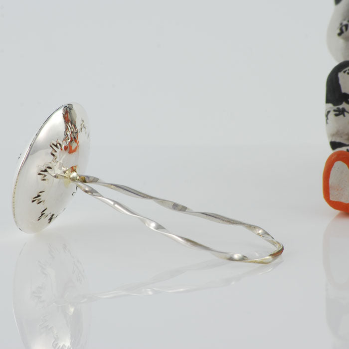 Sterling Silver Twist Handle Baby Rattle (BABY003)
