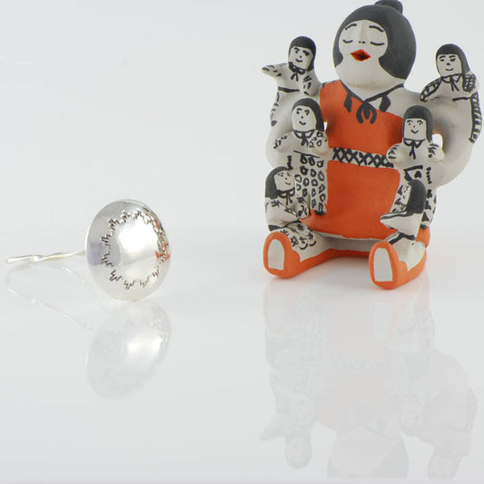 Sterling Silver Twist Handle Baby Rattle (BABY003)