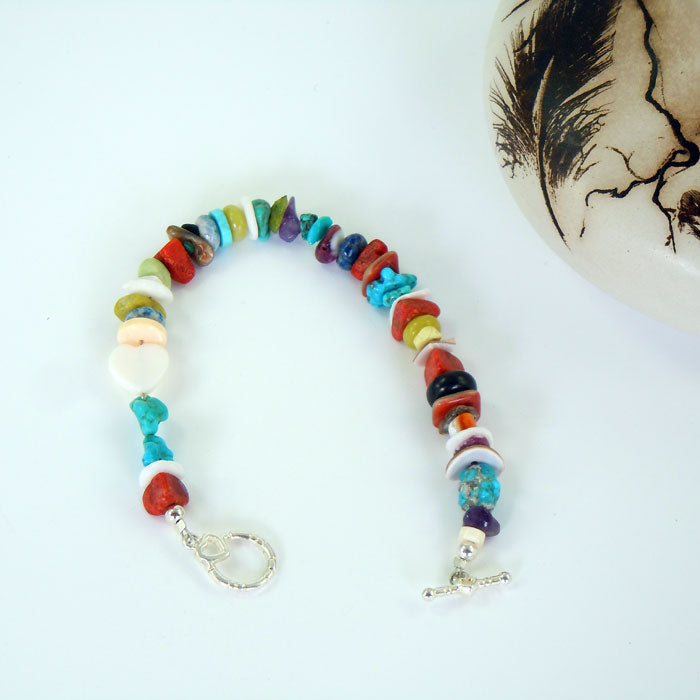 Kewa Assorted Bead Treasure Bracelet (BRT147)