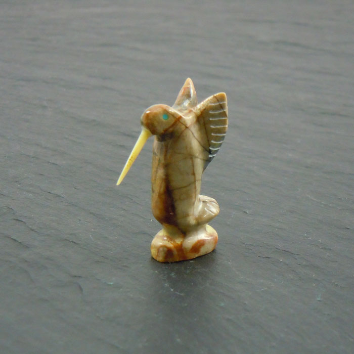 Zuni Humming Bird Carving By Justin Red Elk (FET525)