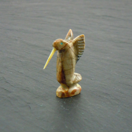 Zuni Humming Bird Carving By Justin Red Elk (FET525)