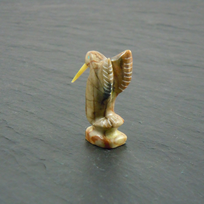 Zuni Humming Bird Carving By Justin Red Elk (FET525)