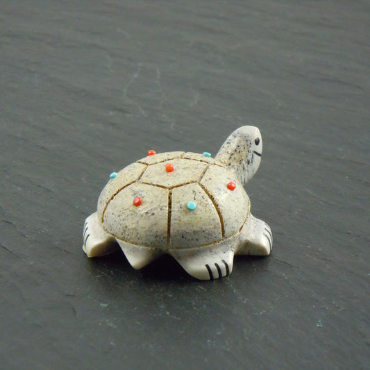 Zuni Turtle Carving By Claudia Peina (FET533)