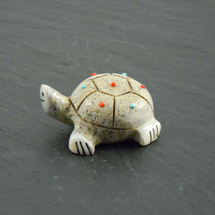 Zuni Turtle Carving By Claudia Peina (FET533)