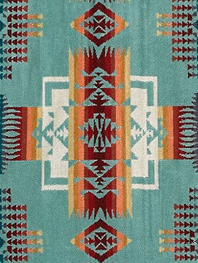 Pendleton Chief Joseph Aqua Beach and Spa Towel (XB233-51128)